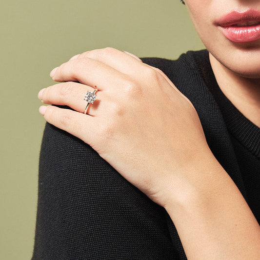 SYLVIE Solitaire Engagement Ring
